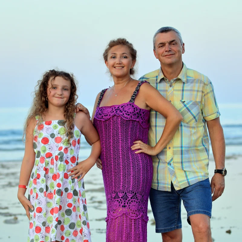 Jürgen mit der Familie