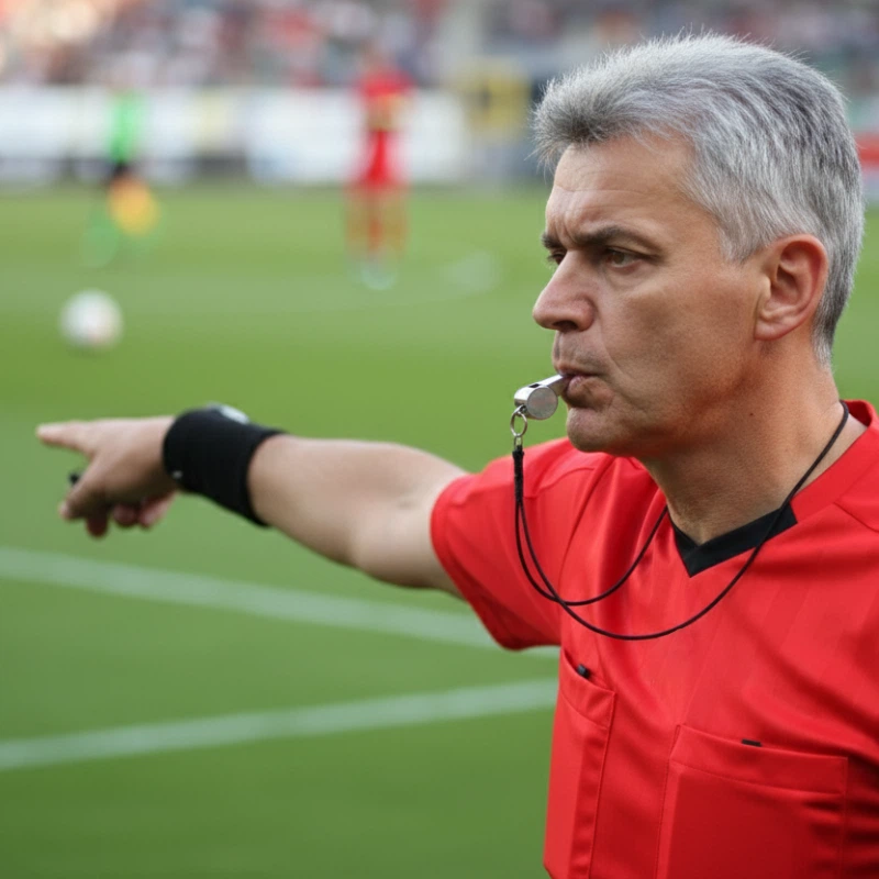 Jürgen als Schiedsrichter
